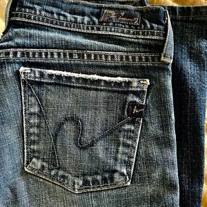 Citizens of Humanity jeans size 25 inseam 27 inches vintage excellent condition